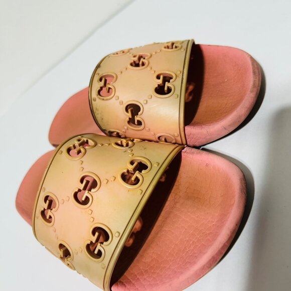 Gucci Womens Sz 36 Pink Slide Sandals - Picture 8 of 10